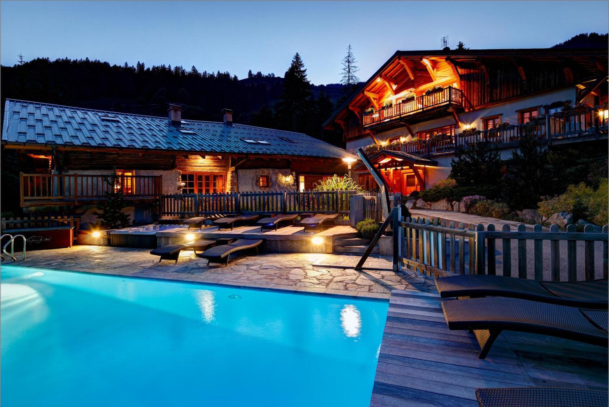 Hotel La Ferme Du Chozal, Chalet De Tradition Hauteluce Bagian luar foto